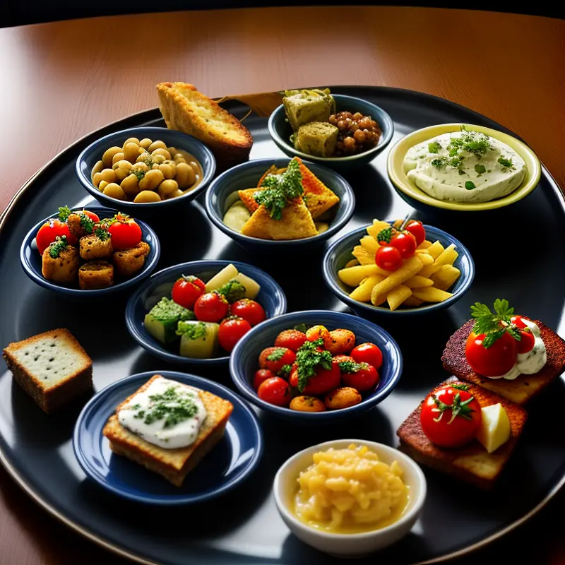 Plats de restaurant préparés pour le service