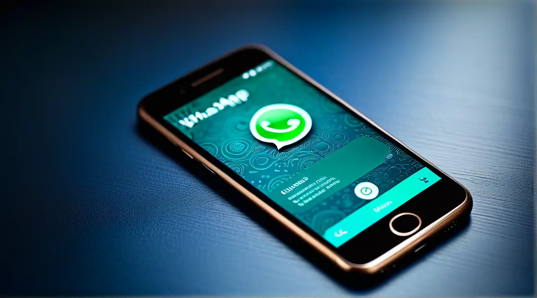 Parcours Gusteo dans WhatsApp affiché sur un smartphone